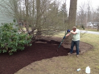 Brown Mulch Installation, Fairport